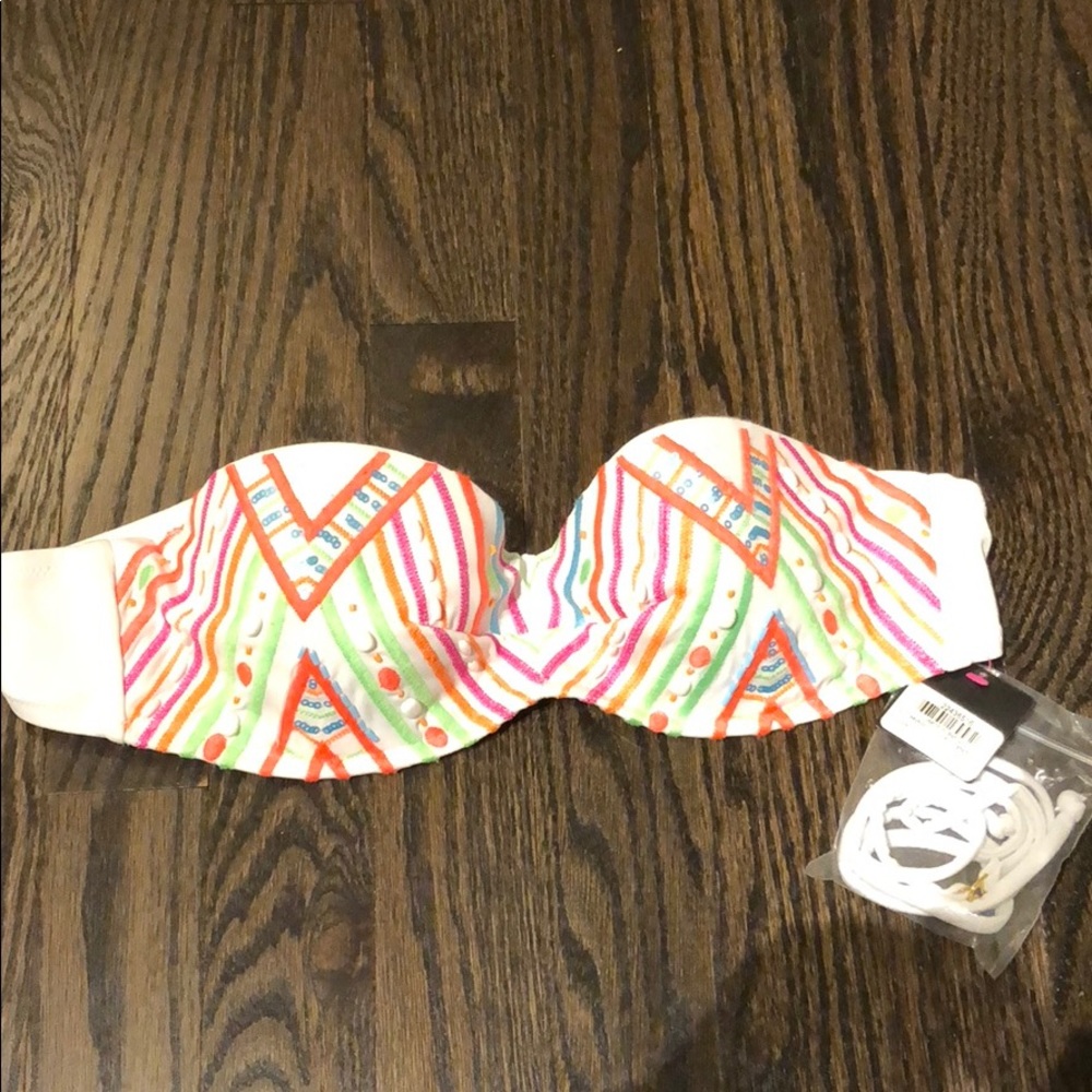 Victoria secret beaded bikini top new w tags 34B